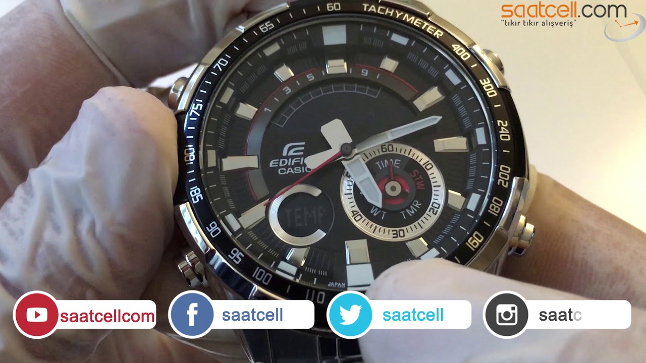 Casio Edifice Era-600D-1AV kol saati inceleme ayarlama