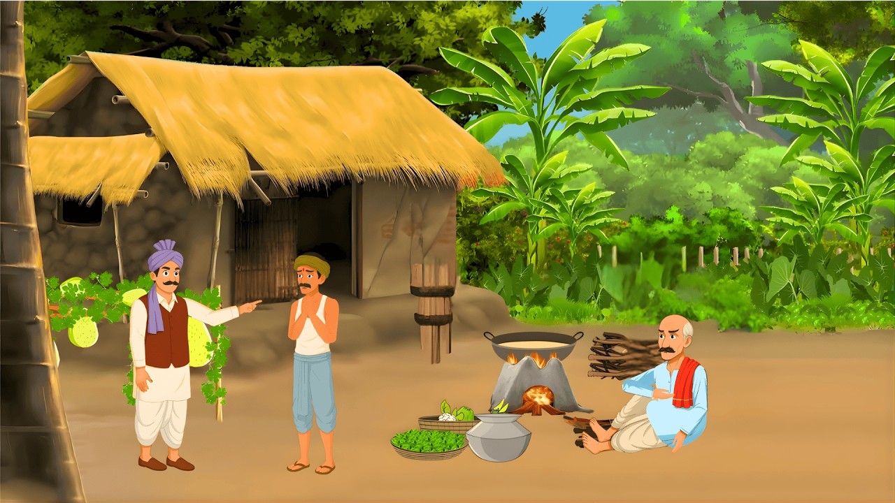 The clever son of a poor farmer | Greeb Kisan Ka Chatur Beta | Hindi Story | Moral Story | Cartoo...