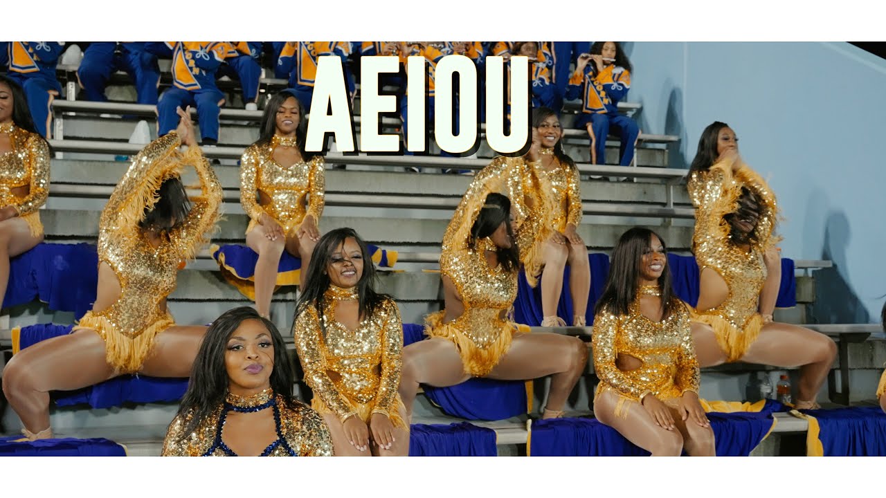 AEIOU (GG View) | Alcorn State University Marching Band & Golden Girls 21 | vs. SU