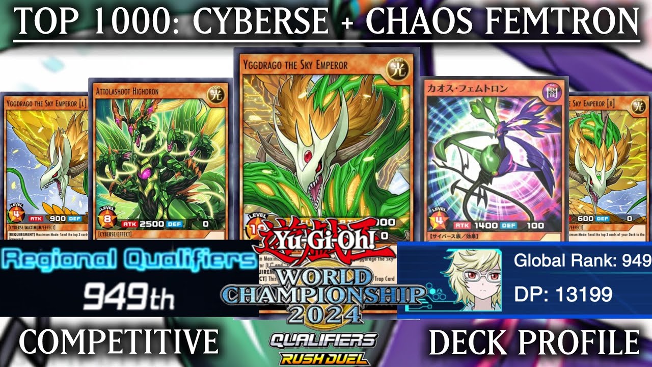 TOP 1000 CYBERSE + Chaos Femtron | WCS 2024 Yu-Gi-Oh! Rush Duel Qualifiers [DUEL LINKS]