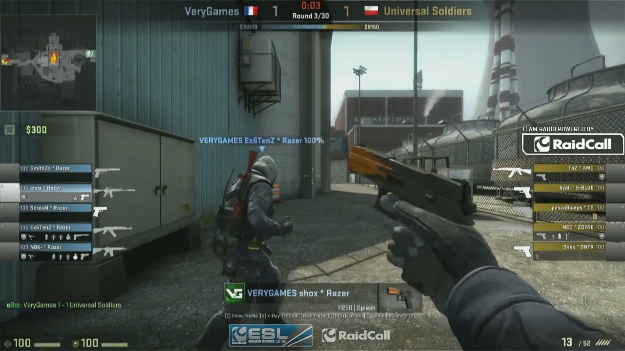 [TS3] [PL] Universal Soldiers vs VeryGames [NUKE] | Intel Extreme Masters - New York