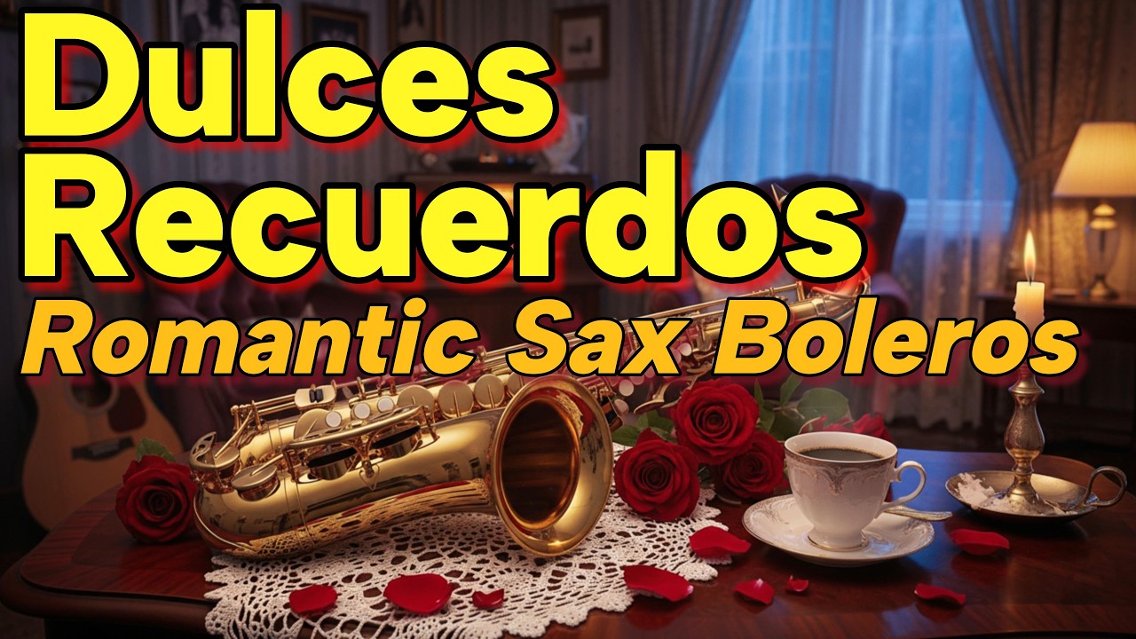 Boleros Suaves en Saxofón 🎷  Instrumentales Para La Abuela Y Viajar al Pasado