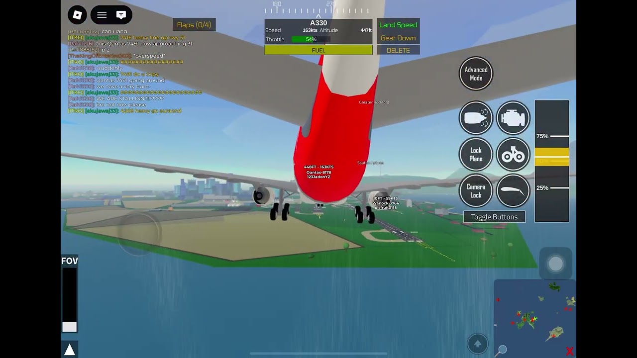 A Normal Flight To GR From Perth