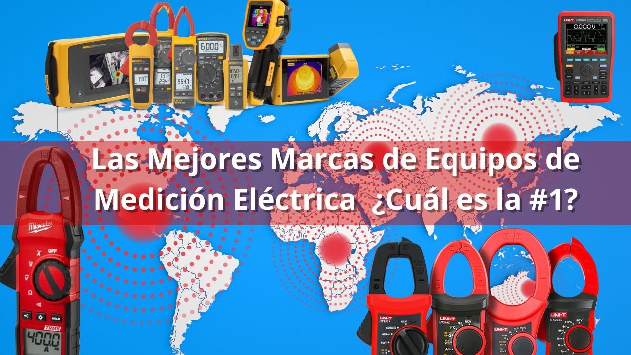 Top 10 Marcas de Multímetros y Pinzas 2025  Ranking Técnico Mundial Real