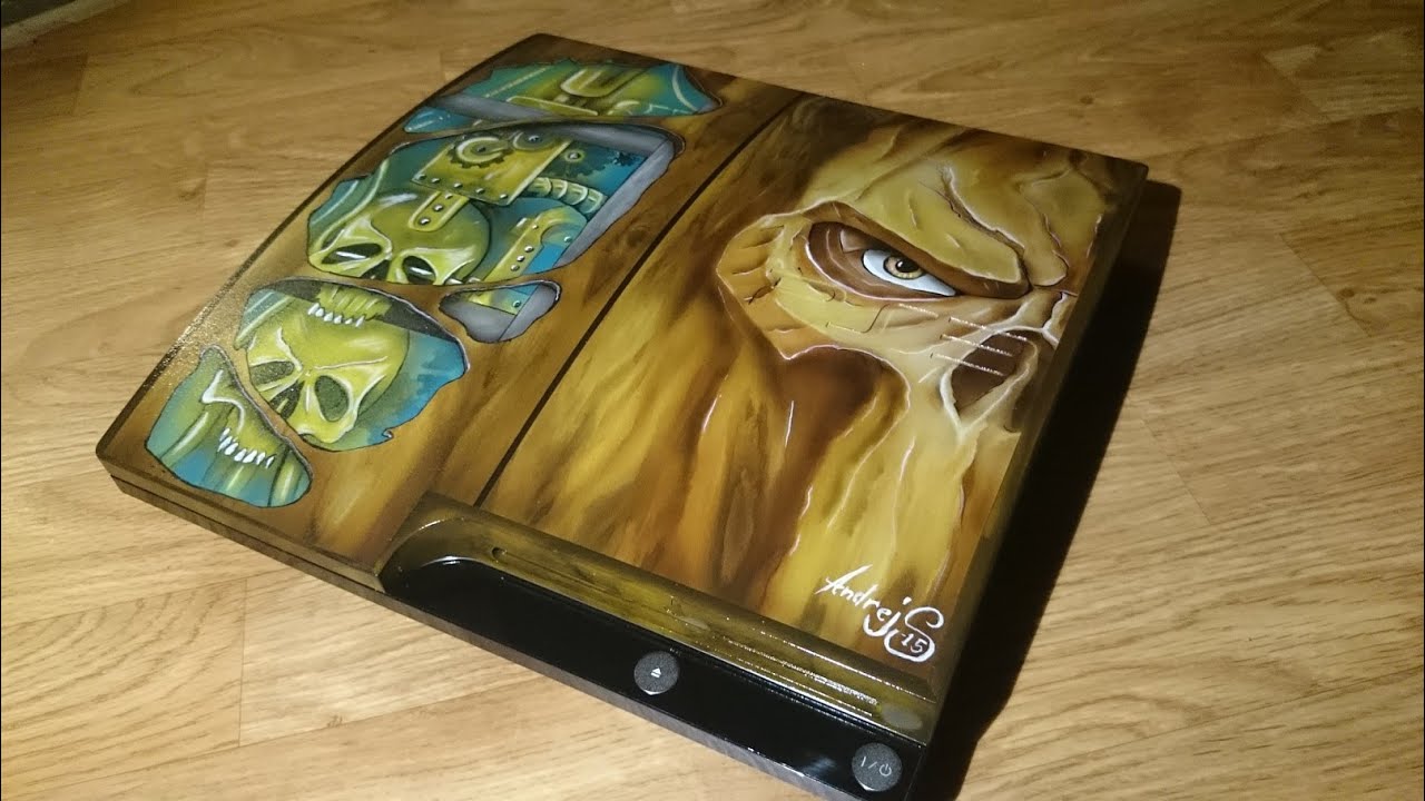 Time-laps airbrush painting No 4