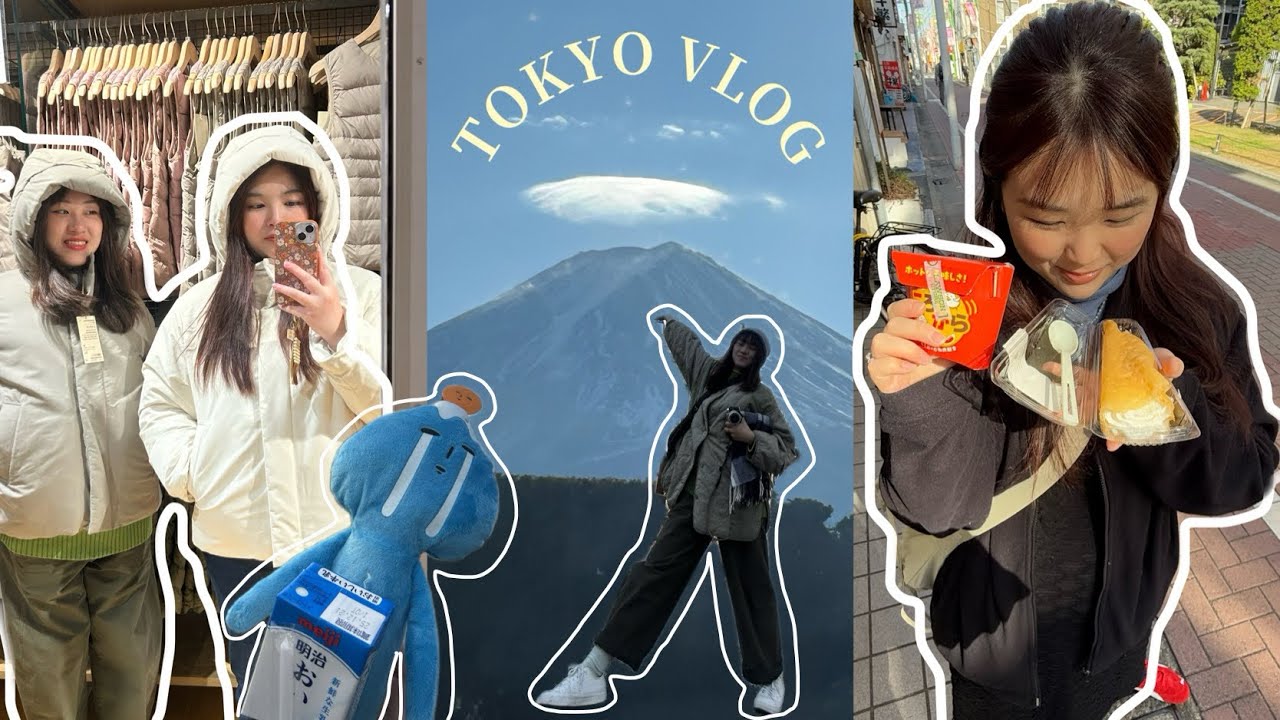 東京vlog:公主回家了/看到富士山的人會幸運一整年/差點沒趕上回家的飛機