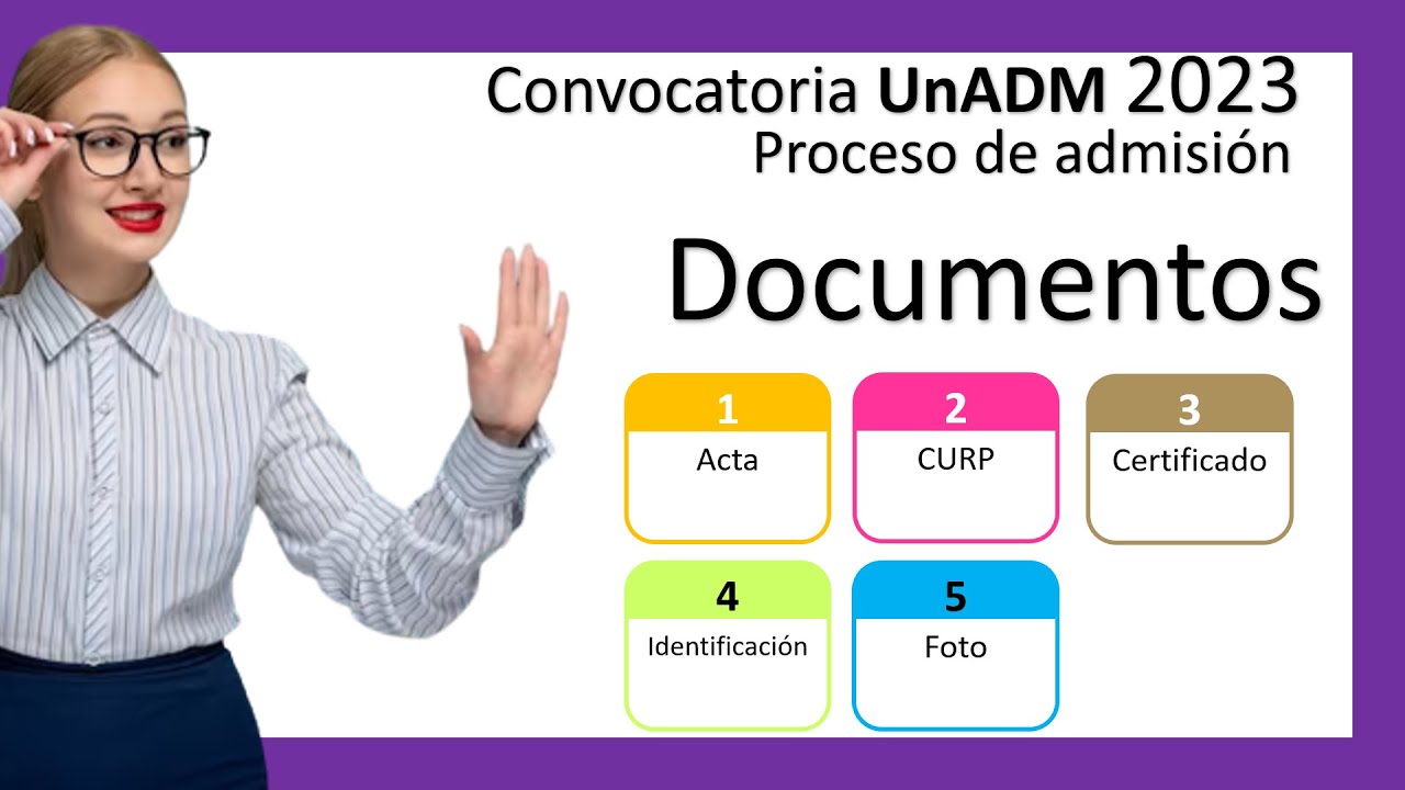 ✅Preparando documentos para el registro Convocatoria. Unadm 2023👌