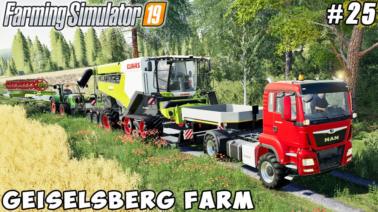 Harvesting oats and triticale with new combine | Geiselsberg Farm | Farming simulator 19 | ep #25