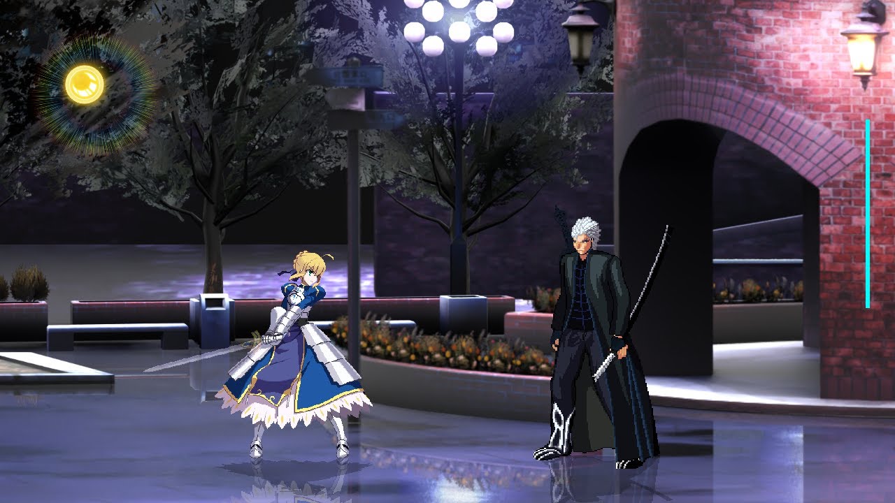 M.U.G.E.N - Saber (Fate) vs Vergil (DMC)