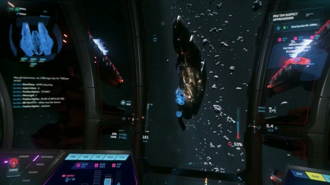 Star Citizen pvp guardian mx vs starlancer