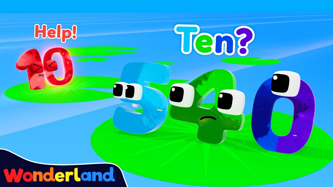 Wonderland: Adding 10's | 500 and 10's Counting Fun | Learn to Count