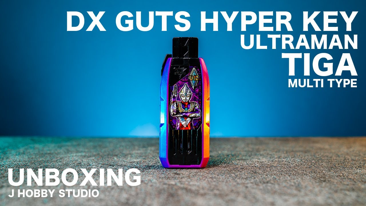 Ultraman Trigger DX GUTS Hyper Key Ultraman Tiga Multi Type Key / Unboxing and Henshin Sound