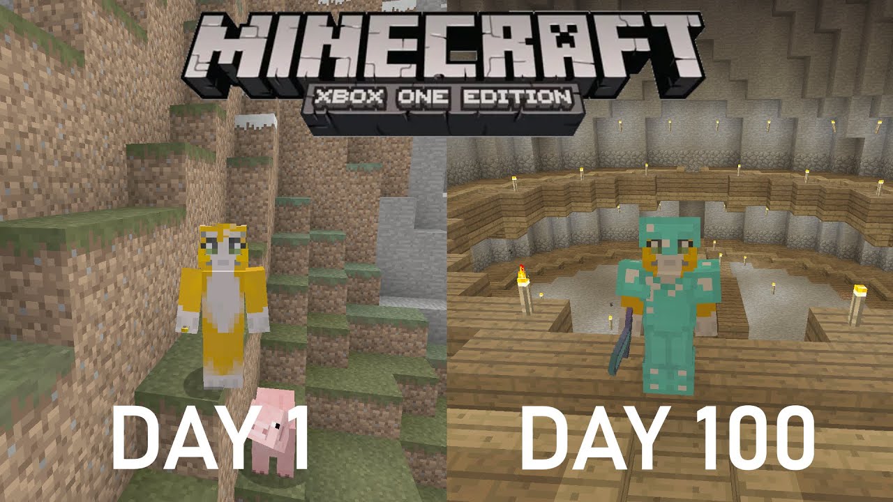 I Spent 100 days in Minecraft Legacy Edition and Here's What Happened...