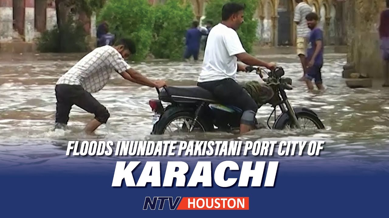 Residents struggle as floods inundate Pakistani port city of Karachi