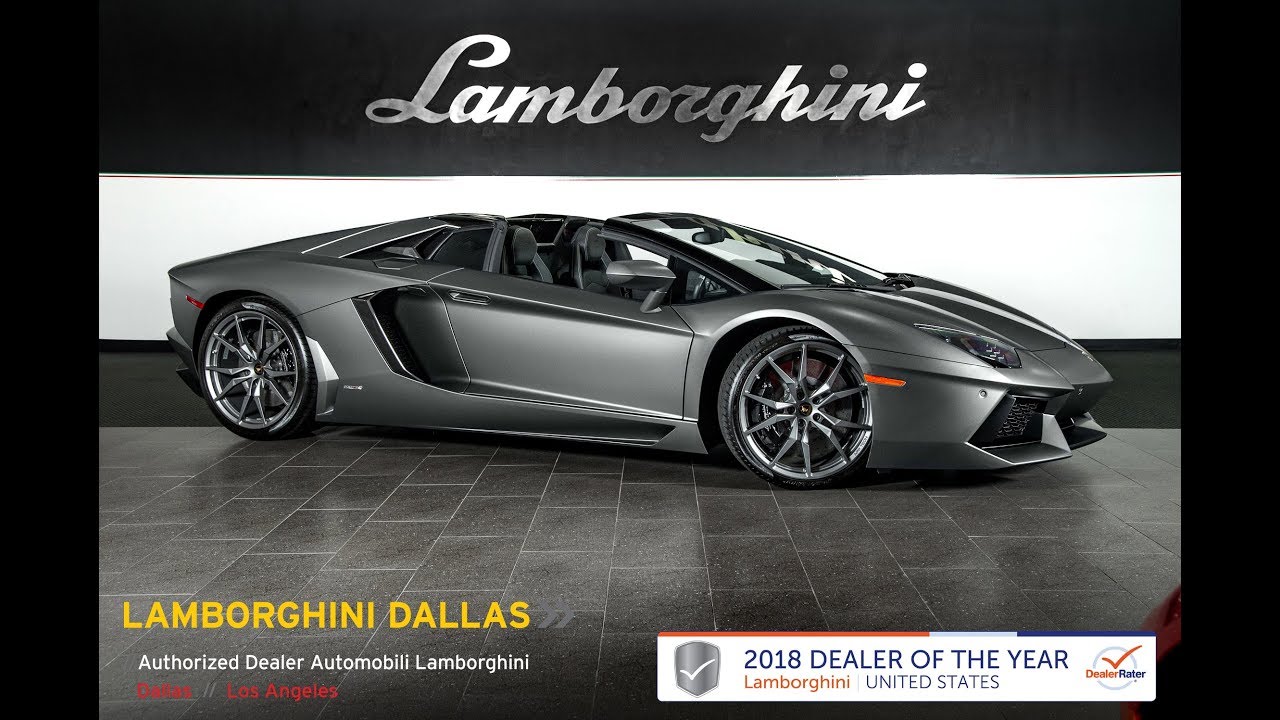 2017 Lamborghini Aventador LP 700-4 Roadster Grigio Titans L1108