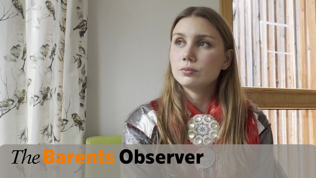 Sámi artist and activist Ella Marie Hætta Isaksen at the Riddu Riđđu festival in northern Norway