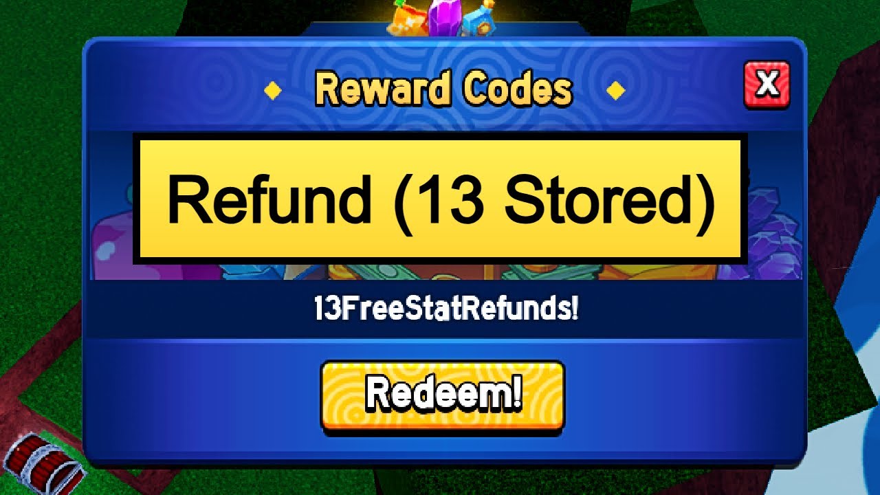 ALL 13 FREE STAT RESET CODES FOR ROBLOX BLOX FRUITS!