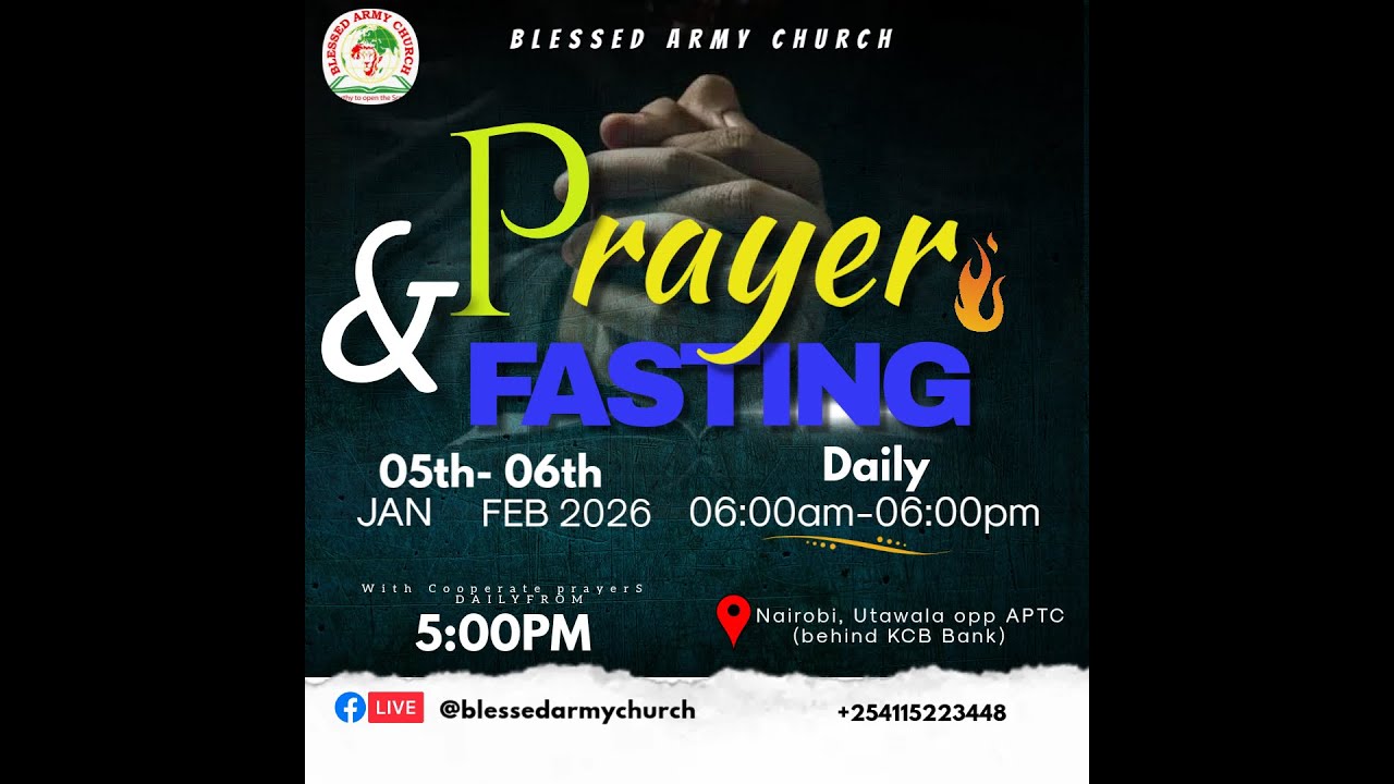 PRAYER AND FASTING 2026|| DAY 26 ||30/1/2026 || Apostle Collins Ayiro.