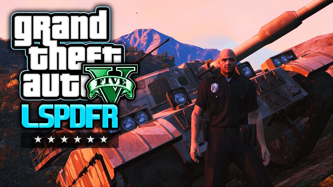 GTA 5 LSPDFR Deutsch - Mit dem PANZER in das Camp der NACKTEN? (Polizei Mod)