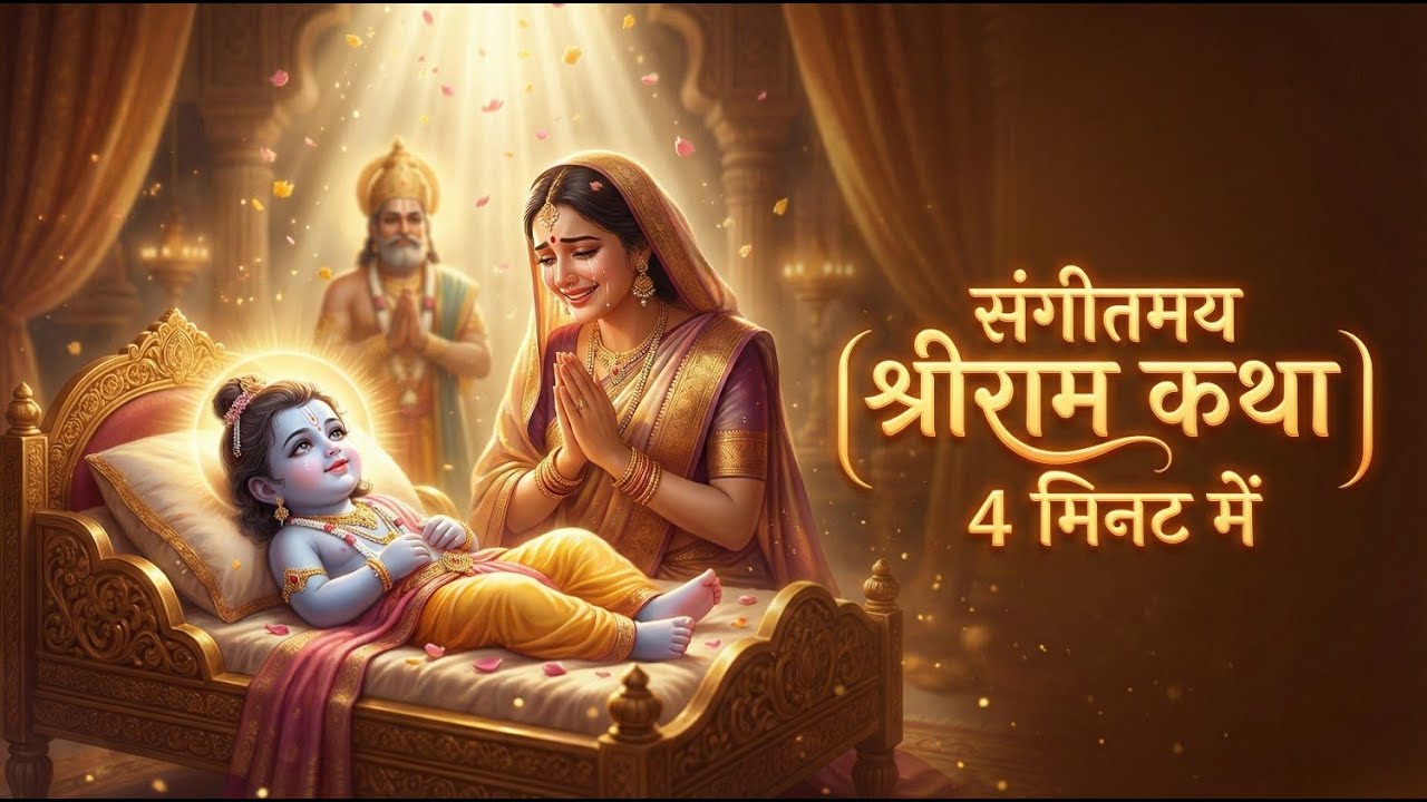 4 मिनट में पूरी रामायण | संगीतमय श्रीराम कथा | Divine Ramayan Story