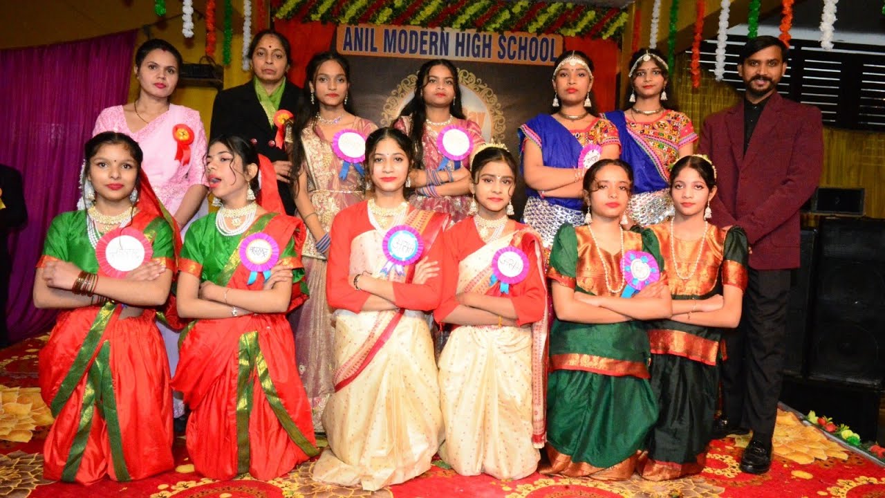 Cultural Theme Dance || Annual Function || Dance Cover ||  Anil Modern High School panipat ||