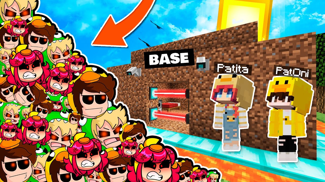 RETO DE LA BASE vs 1000 Patita.EXE, PatOni.EXE y MiniMarvin.EXE 😰| Patita x PatOni vs YOUTUBERS.EXE