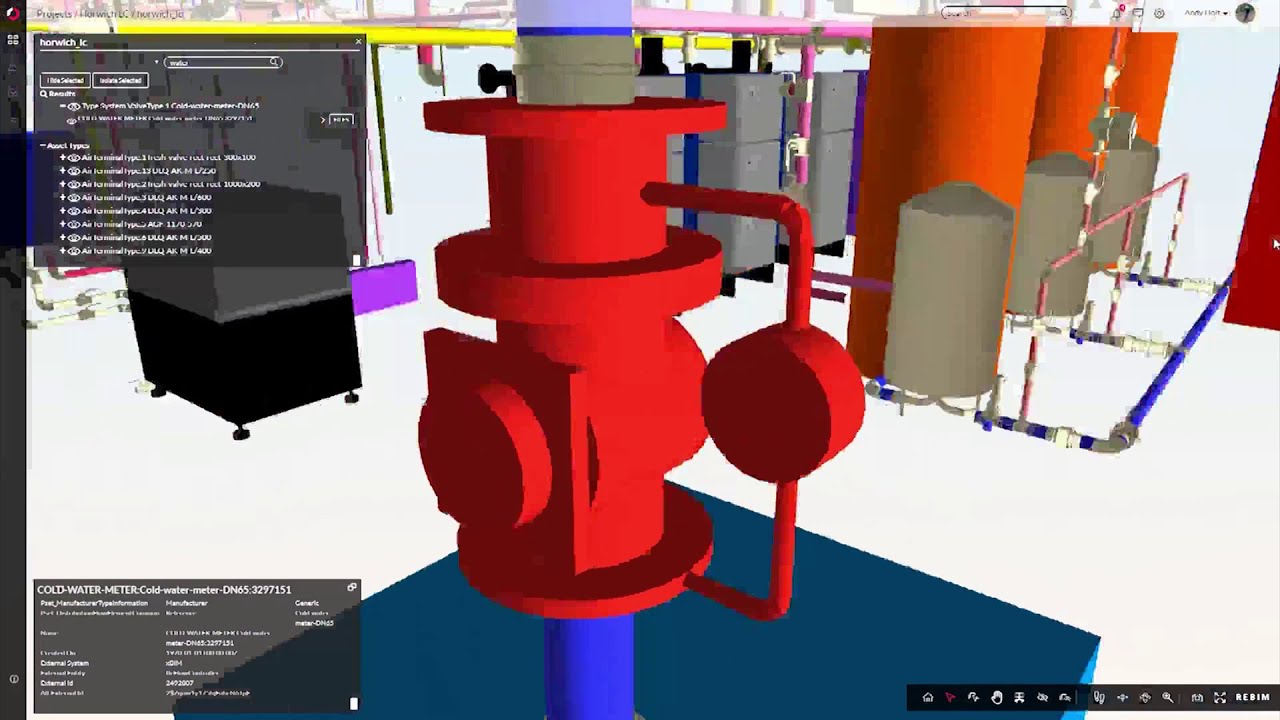 REBIM Navigating 3D BIM Models