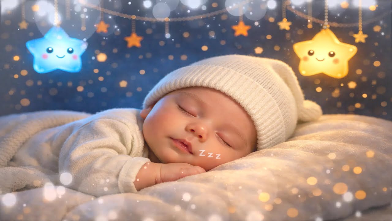 Mozart Brahms Lullaby 🎶🌙 Baby Sleep Music 🎶🌙 Calming Music for Sweet Restful Sleep