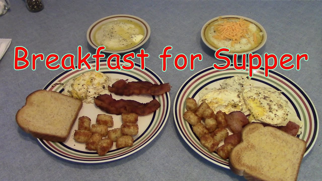 Breakfast For Supper  --  Throwback Thursday