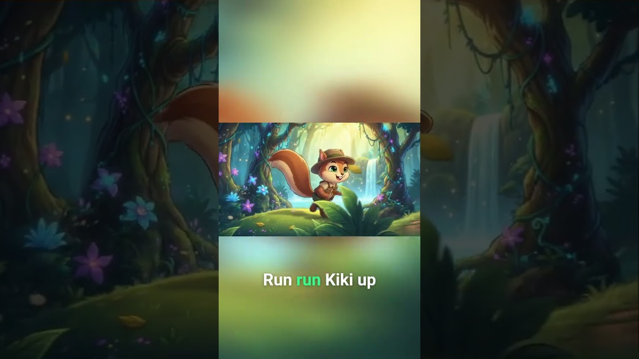 kiki the squirrel | Nursery rhyme rhyme | #kidssongs #kikithesquirrel #nurseryrhymes