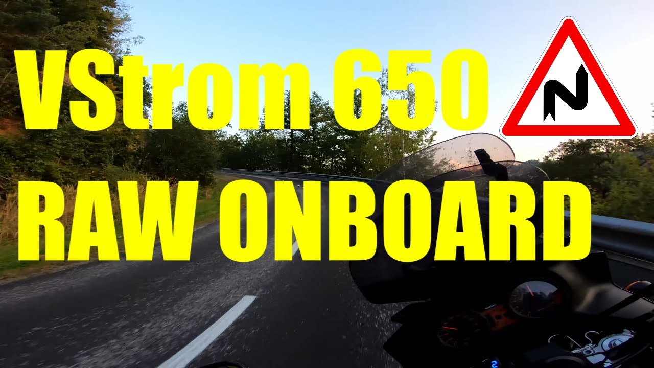 Sunset Ride | DL650 VStrom | RAW ONBOARD SOUND