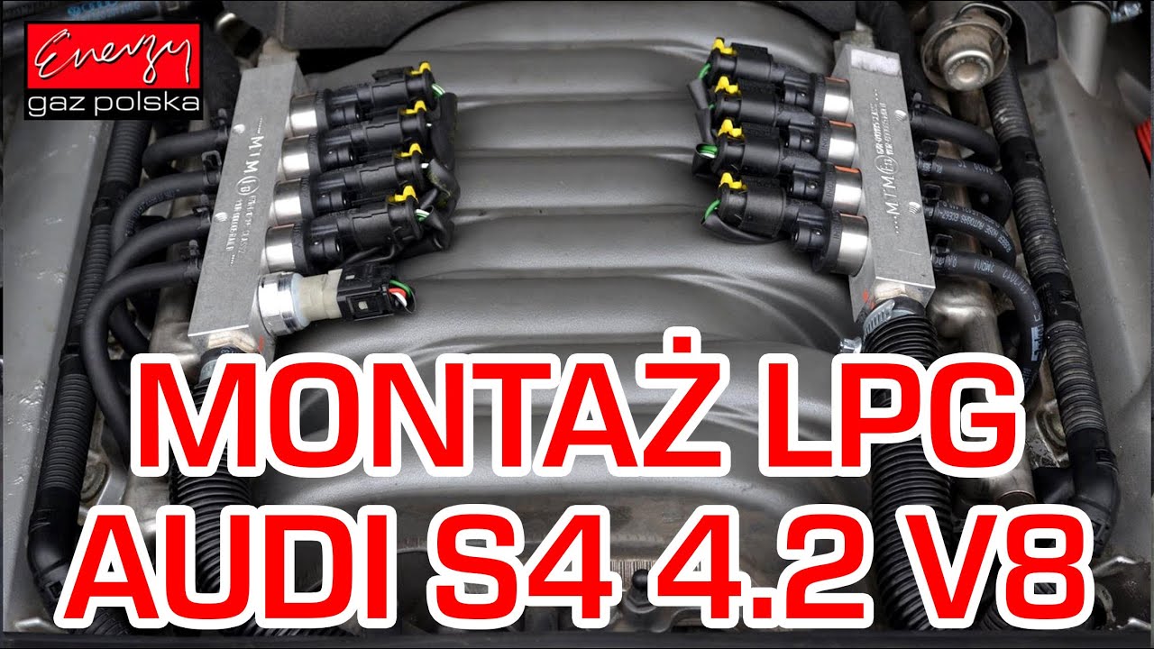 Montaż LPG do Audi S4 4.2 V8 2003r - BRC Sequent P&D