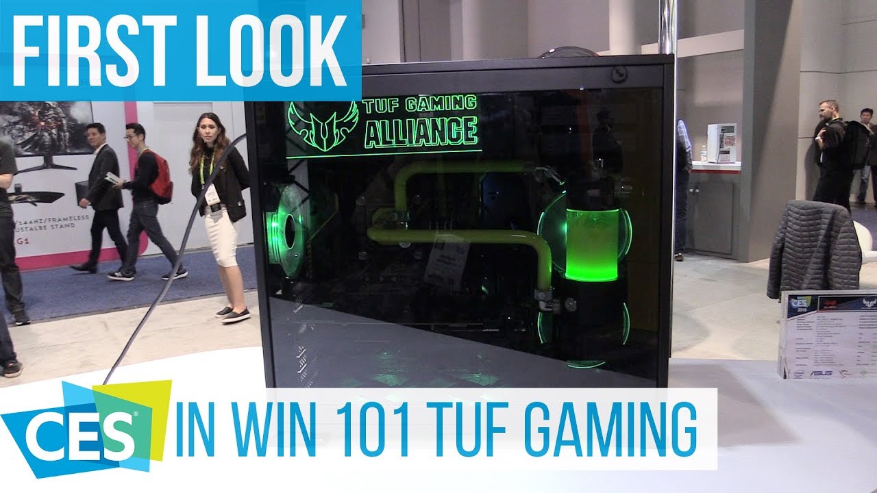 In Win 101 TUF Gaming Case First Look (English) #CES2018