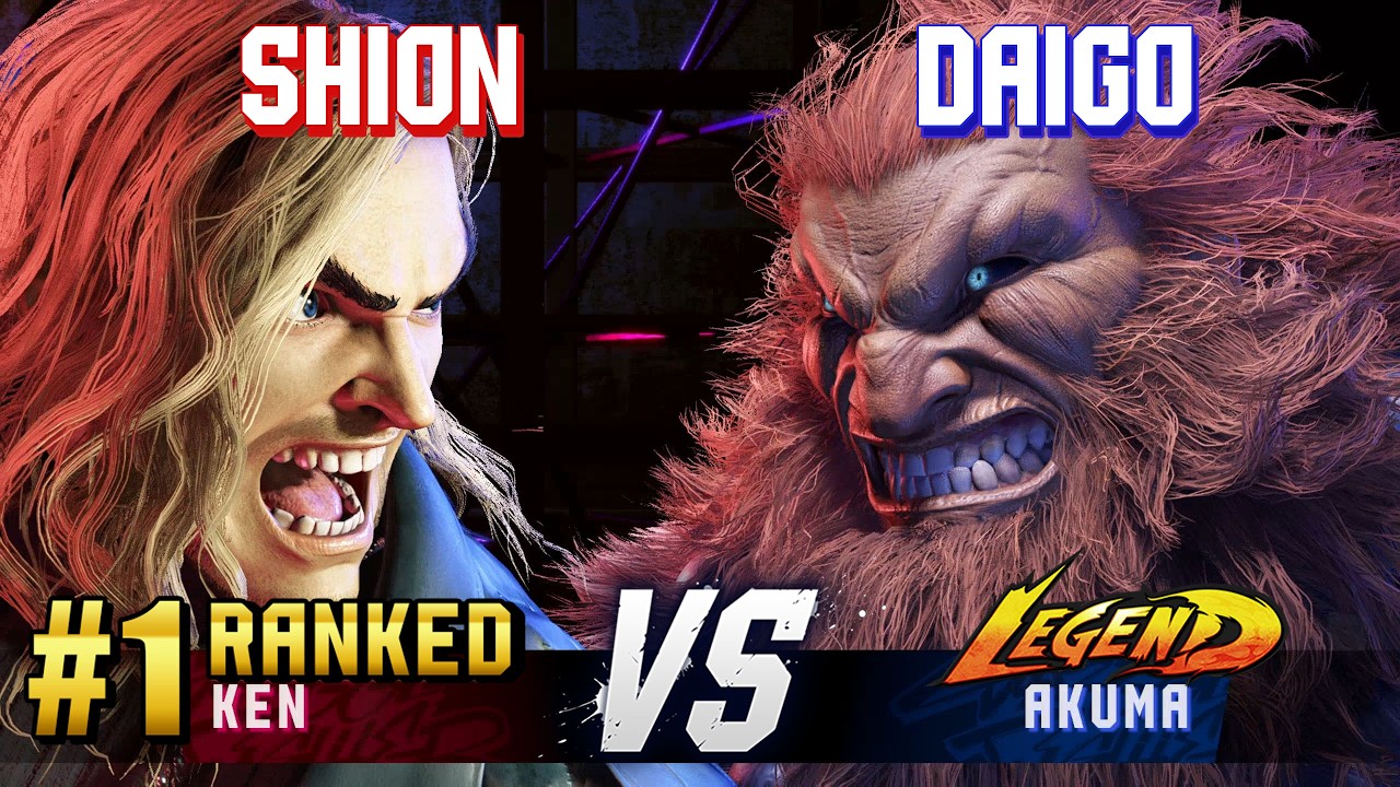 SF6 ▰ SHION (#1 Ranked Ken) vs DAIGO (Akuma) ▰ High Level Gameplay
