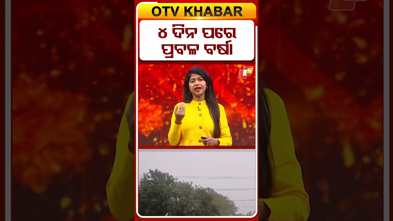 ୪ ଦିନ ପରେ ପ୍ରବଳ ବର୍ଷା  #OTVShorts #Weather #mansoon #RajaFestival