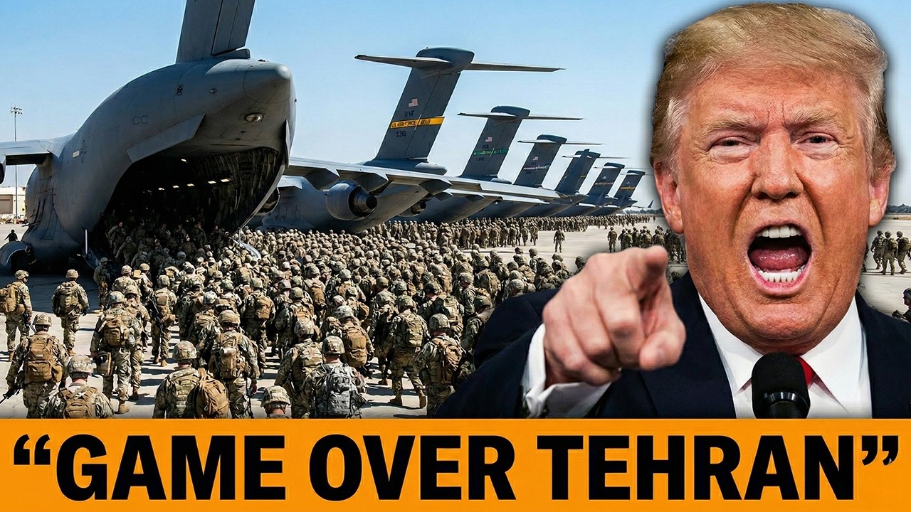 Iran Shocked! U.S. C-17 Airlifts Thousands of Elite Troops for Deployment to the Middle East Border