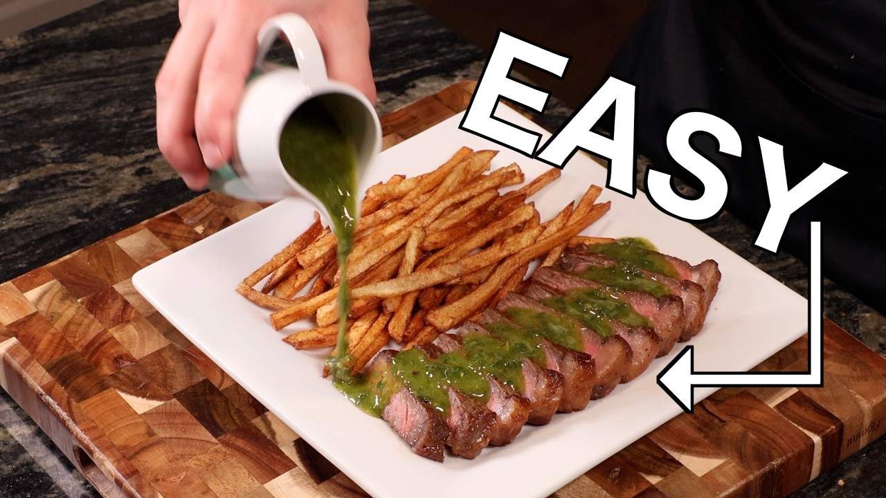 Easy Steak Frites at Home!
