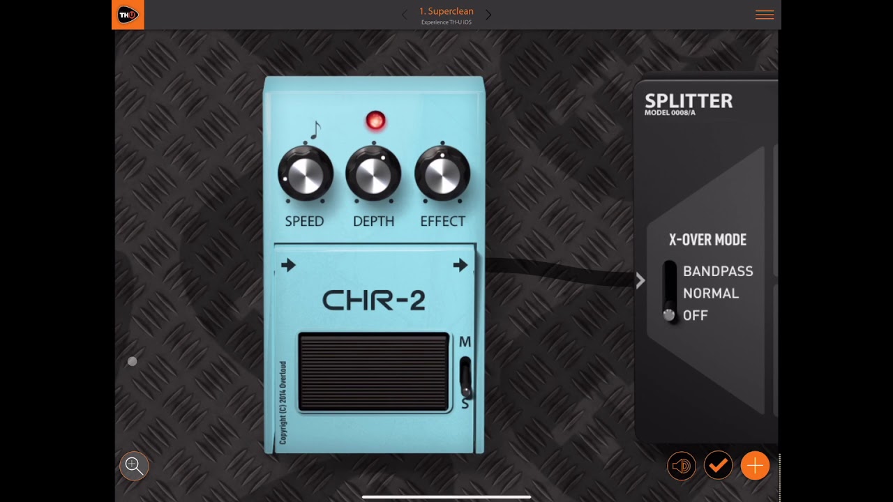 TH-U iOS - Editing the sound chain