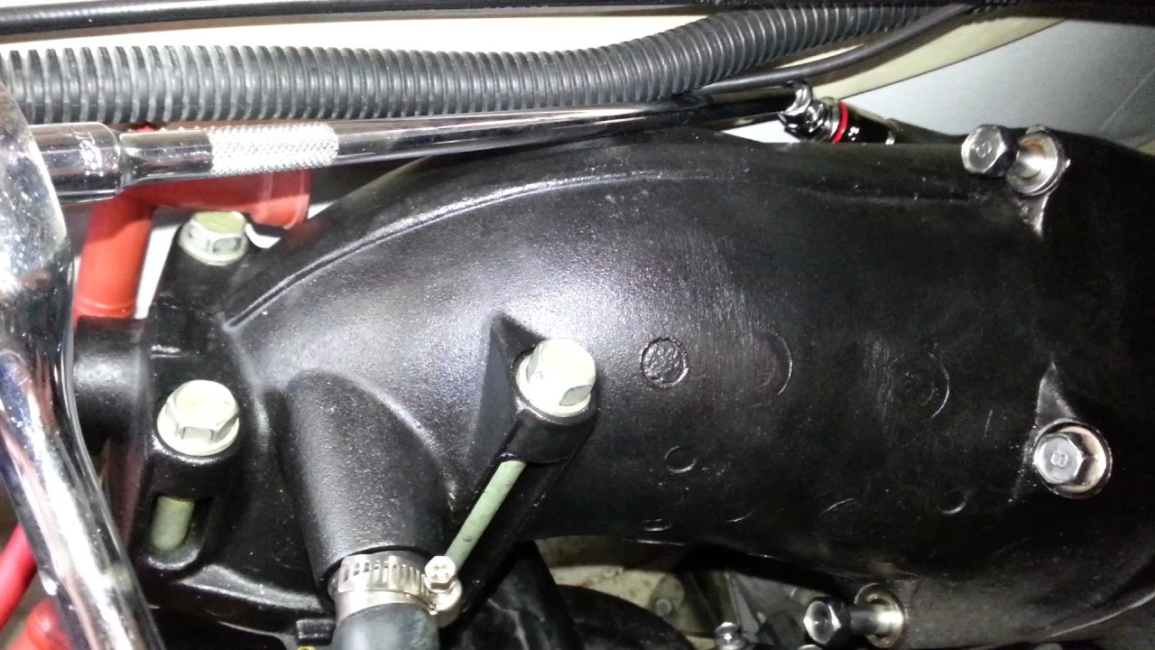 Exhaust pipe removal part 1
