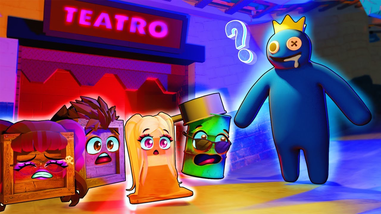 ¡RAINBOW FRIENDS PERO ES MODO ESCONDIDAS! 🌈 #TeamGritón // Roblox