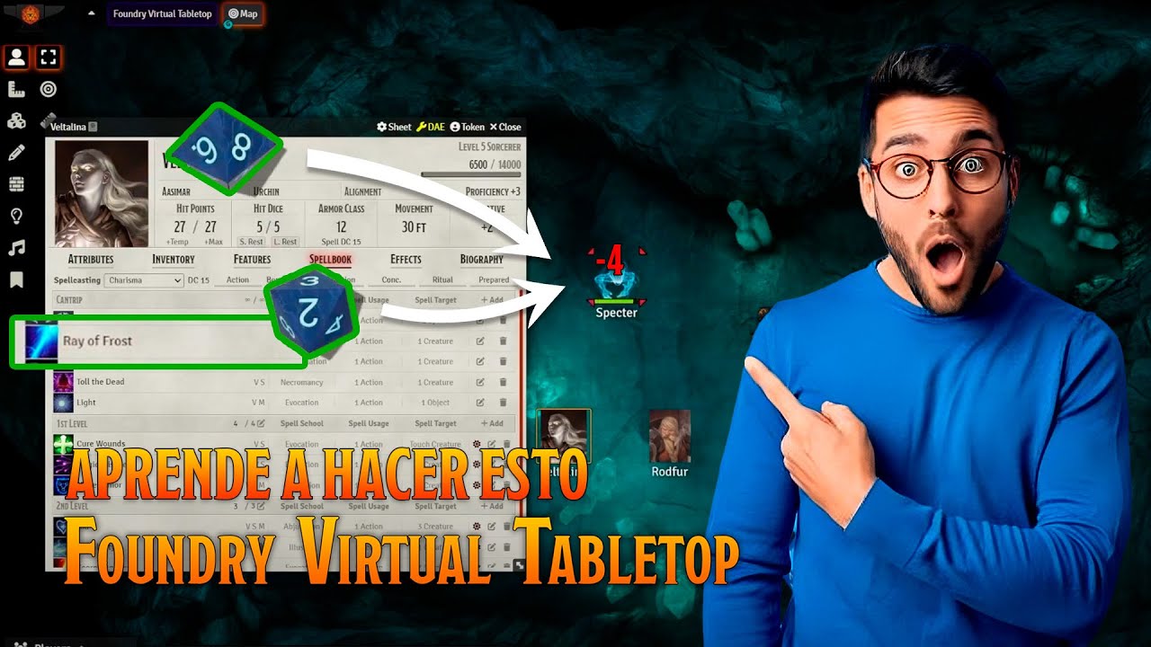 Foundry VTT: Combates rápidos de Dungeons and Dragons