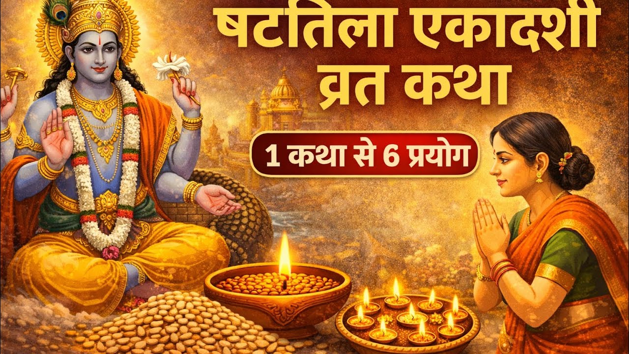 षटतिला एकादशी व्रत कथा | तिल दान से कैसे दूर होती है दरिद्रता? | Vishnu Katha#ShattilaEkada
