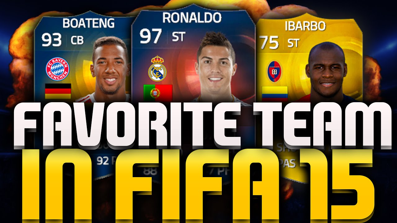 FIFA 15 MY FAVORITE TEAM IN FIFA 15 ULTIMATE