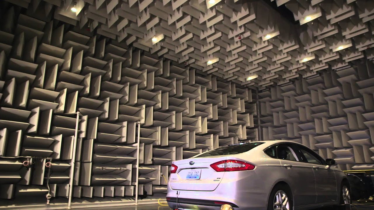 Full Anechoic Chamber Used for Testing Sound Transmission Loss