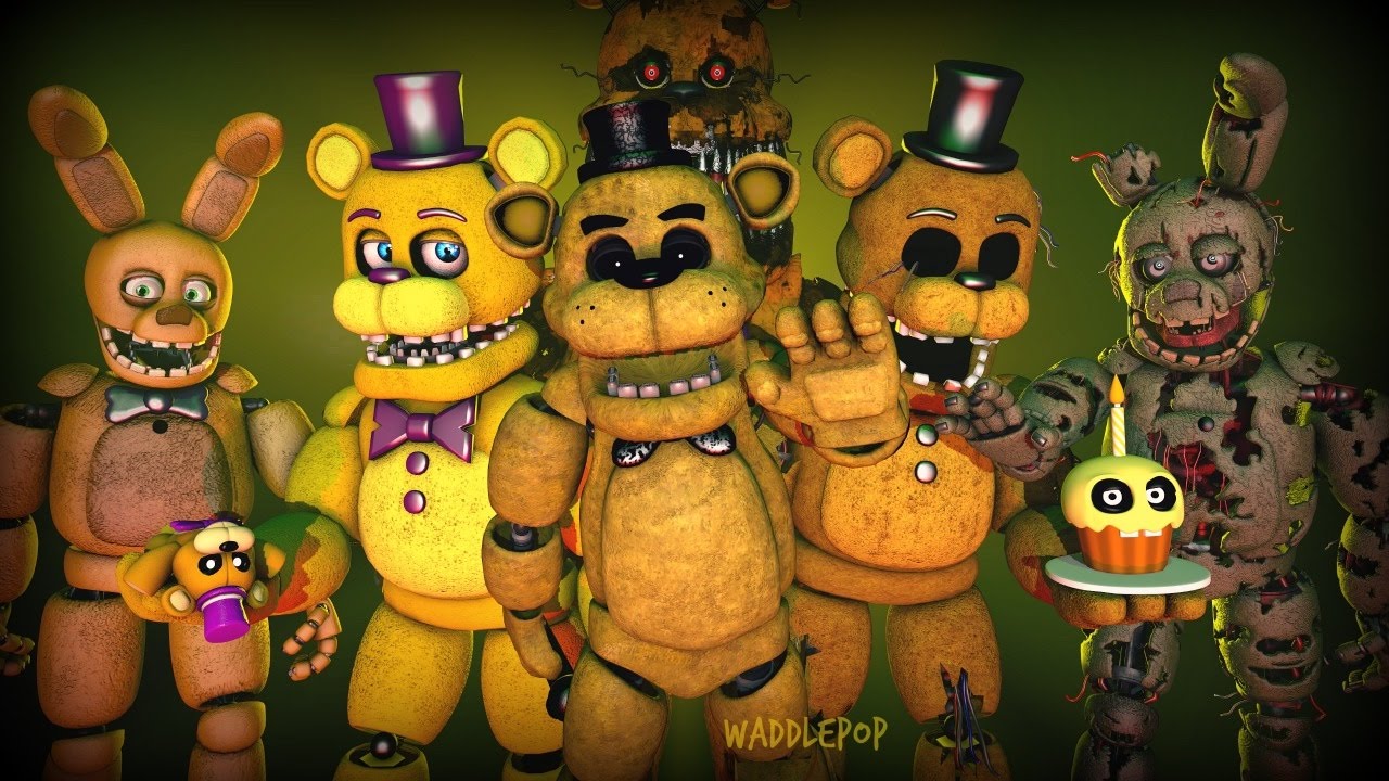 Golden Generations | FNaF Speedart (SFM)