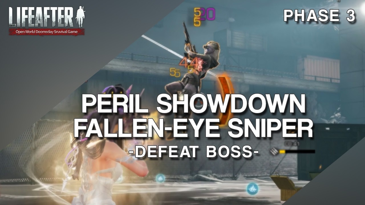 Lifeafter - 2nd boss is Revenenant too - Peril showdown phase 3 common - Fallen-eye sniper