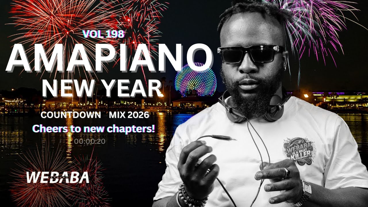 AMAPIANO NEW YEAR COUNTDOWN MIX 2025 VOL198 | DJ WEBABA