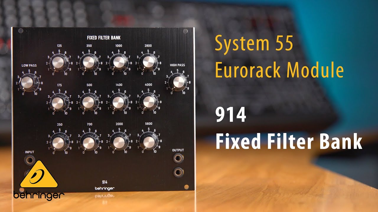 914 Fixed Filter Bank Eurorack Module