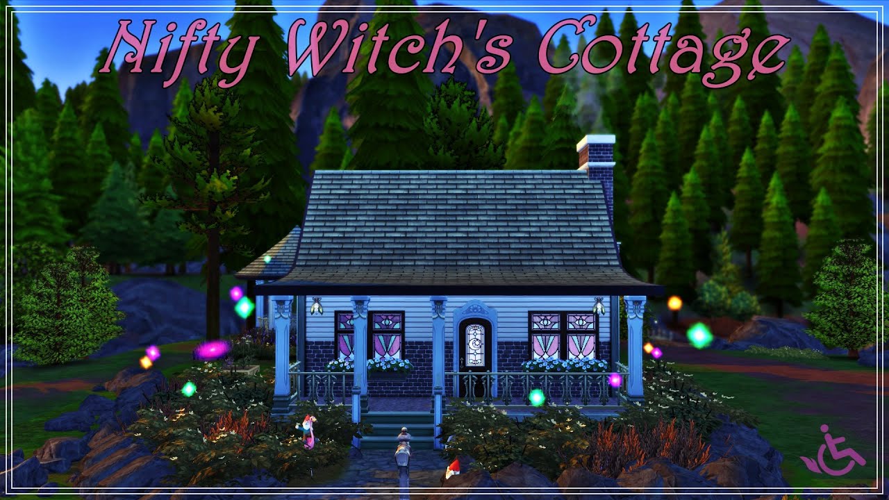 Nifty Witch's Cottage - Glimmerbrook Watch [No CC] // Stop Motion - The Sims 4