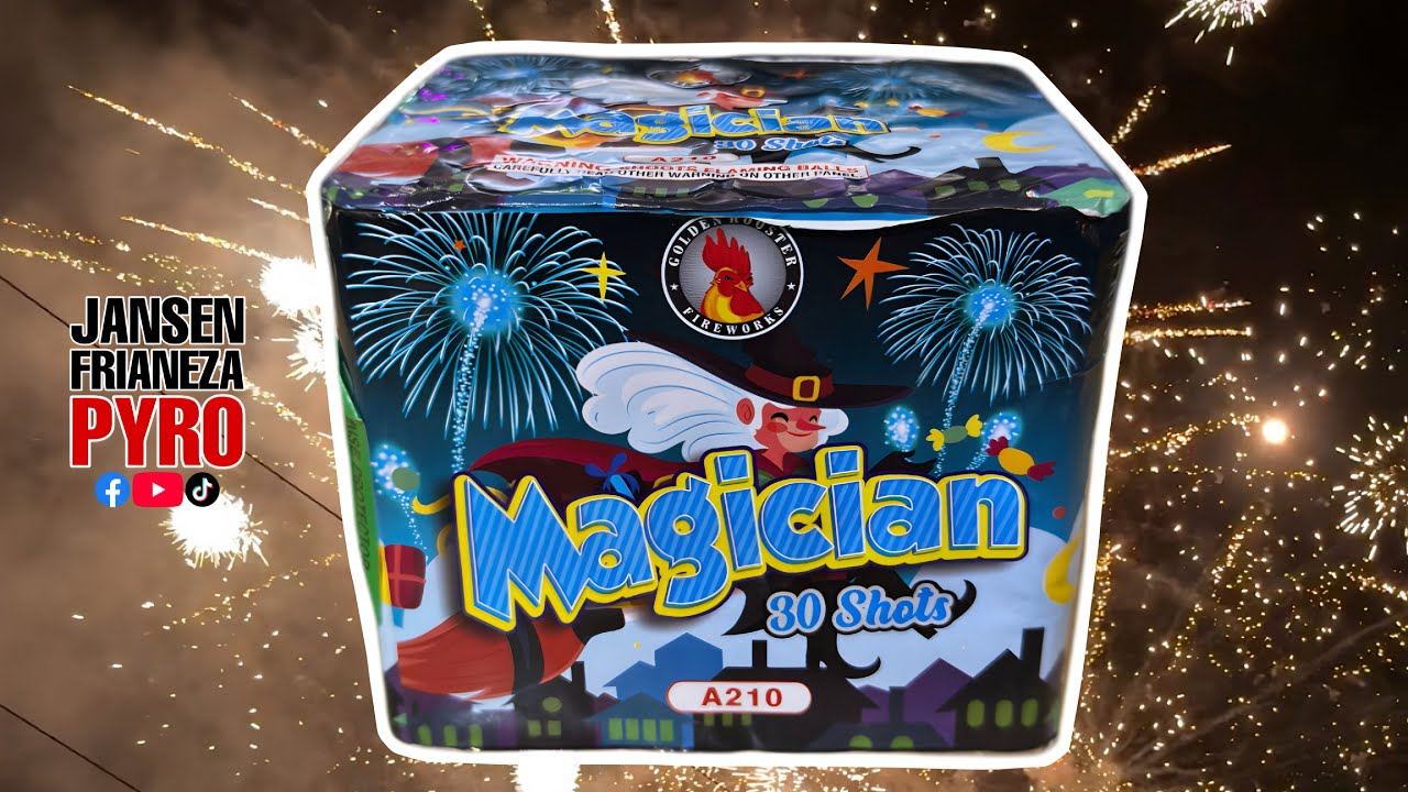 Magician 30 shots by Golden Rooster Fireworks | Christmas Eve 2025 Philippines